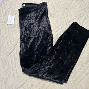 Good American Crushing it Velvet High Rise Full Length Leggings